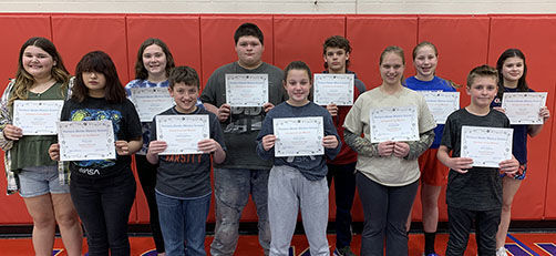 PHMS March Students of the Month